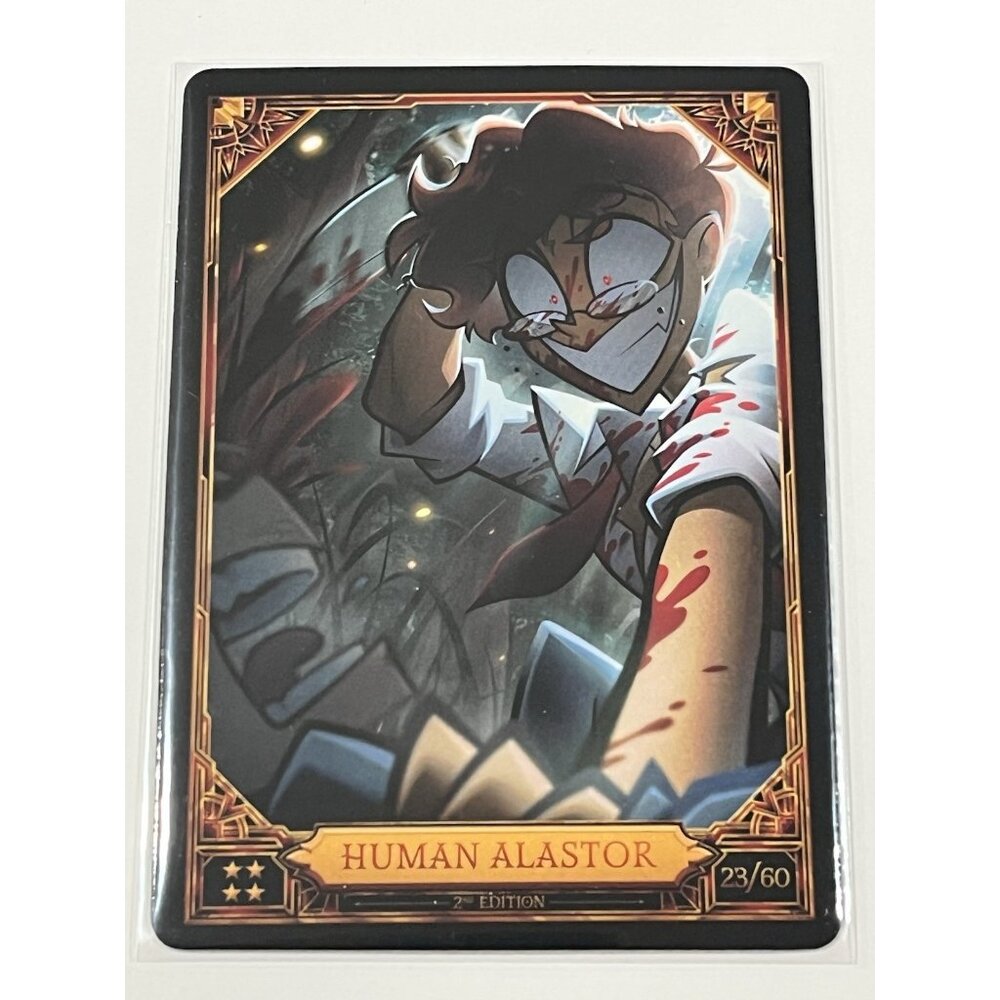 Hazbin Hotel Season 2 2nd Edition Trading Card Human Alastor Non-foil 23/60 MINT